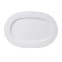 Villeroy & Boch White Pearl Serie White Pearl Platte oval 35 cm (weiss)