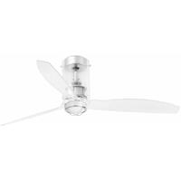 farobarcelona Mini tube fan Deckenventilator transparent mit Licht