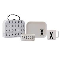 Design Letters Kindergeschirr-Set »Kindergeschirr-Set im Koffer X (4-teilig)«