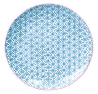 Tokyo Design Studio - Star Wave - Dinerbord - 25.7x3cm - Licht Blauw/Roze