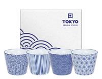 Tokyo Design Studio Nippon Blue - Koppen set - 8.3x6.5cm 180ml 4pcs