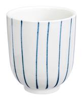 Tokyo Design Studio Blau / Weiße Teetasse - Sendan Tokua - 7,1 x 7,1 x 8,5 cm