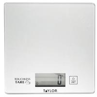 Taylor Keukenweegschaal 17 X 23 Cm Glas Zilver