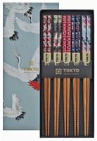 Tokyo Design Studio Eetstokjes Giftbox - Crane - 5 stuks