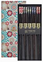 Tokyo Design Studio Eetstokjes Giftbox - Nippon Floral - 5 stuks