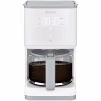 Tefal Filterkaffeemaschine CM6931 Sense, Digital-Anzeige, Sensor-Touch Steuerung, Glaskanne mit Deckel, Kapazität für 10 bis 15 Tassen, weiß