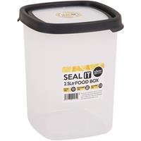 Wham Vershoudbak Seal It 2,5 Liter Polypropyleen Antraciet