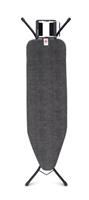 Brabantia Strijkplank B, 124x38 Cm Denim Black Met Strijkijzerhouder - Black