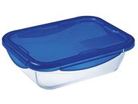 Pyrex Frischhaltebehälter Cook & Go 800 Ml Glas Transparent/blau
