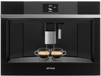 Smeg CMS4104N Einbau-Kaffee-Vollautomat schwarz Espresso, Cappuccino, Milchkaffee, Americano, heiße Milch oder heißes Wasser für Tee und andere köstliche Getränke: Die Einba