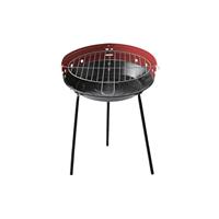 Houtskoolbarbecue Met Poten EDM Rood (Ø 33 X 45 Cm)