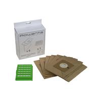 Rowenta - Ersatzteil - 6er Pack Papier-Staubsaugerbeutel und 1 HEPA-Filter - - tefal, moulinex