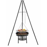 Tepro Schwenkgrill Holzkohlegrill Barbecue Standgrill Dreibein Cary 1135