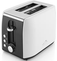 Eta Toaster ELA 106690030, 2 kurze Schlitze, für 2 Scheiben, 900 W, weiß, 7 Bräunungsstufen