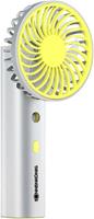 Miniventilator met bevochtiging Air Fresh Mini, 3 snelheden, 15 ml/u, 3,5 W, USB, B 76 x D 55 x H 166 mm, grijs geel