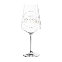 Leonardo CALMO Weinglas Idee 0,1 l (560 ml) Weißweingläser transparent