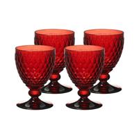 Villeroy & Boch Boston coloured Rotweinglas rot 4er Set Rotweingläser
