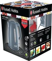 Russell Hobbs Wasserkocher Textures Grey 21274-70, 1,7 l, 2400 W