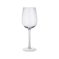Butlers MODERN TIMES Weißweinglas mit Rillen 400ml Weißweingläser transparent