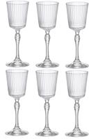 Bormioli Rocco Schnapsglas America 20s, Kristallglas, Cordial Likörkelch 80ml Kristallglas Transparent 6 Stück