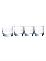 Luminarc Whiskyglas »Paradisio«, Glas, mit Pantographie-Optik, 4-teilig