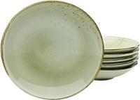 CreaTable Suppenteller »NATURE COLLECTION«, (6 Stück), Ø 22 cm, Steinzeug