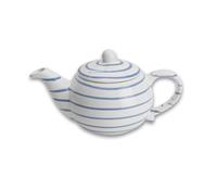 Gmundner Keramik Blaugeflammt Teekanne glatt 0,5 L / h: 12 cm
