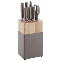 Zwilling Now S Grau Messerblock Set 8-tlg.