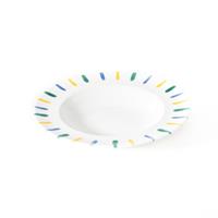 Gmundner Keramik Buntgeflammt Suppenteller Gourmet d: 24 cm / h: 4 cm