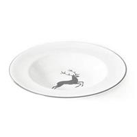 Gmundner Keramik Grauer Hirsch Suppenteller Gourmet d: 24 cm / h: 4 cm