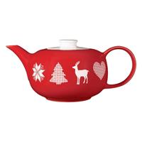 Friesland Happymix Weihnachten Rot Teekanne 1,0 L