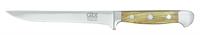 Güde Alpha Olive Ausbeinmesser 16 cm - CVM-Messerstahl mit Griffschalen aus Olivenholz