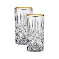 Nachtmann Noblesse Gold Longdrink Glas Set 2-tlg. - Limited Edition h: 151 mm / 375 ml