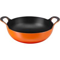 Le Creuset Pfanne Balti Dish, hochwertig, Durchmesser 24 cm, 2,7 l, orange, orange