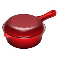 Le Creuset Marmitout, 2in, Gusseisen, 22 cm, rot
