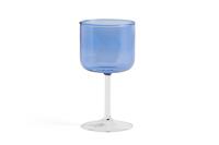 HAY Tint Wine Glass Set of 2 - Blue and clear
