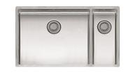 REGINOX Küchenspüle R27837 New York, rechteckig, 74/20 cm, New York Serie mit Seidenglanz