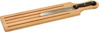 Kinvara broodsnijplank 49,5 cm bamboe/staal naturel 2 delig