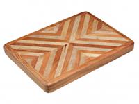 Serenity - Fleischschneidebrett aus Holz, Holzgriff, 28 x 38 cm - Kitchencraft