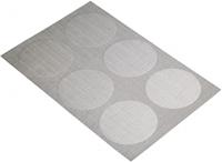 Placemat 30 X 45 Cm PVC/polyester Zilvergrijs