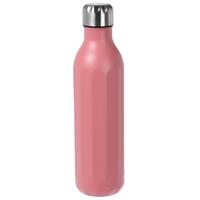 Excellent Houseware RVS thermosfles / isoleerfles voor onderweg 500 ml koraal rood -