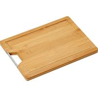 Bamboe houten snijplank 23 x 33 cm - Keukenbenodigdheden - Kookbenodigdheden - Snijplanken van hout - Snijplankjes/snijplankje