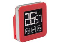Velleman timer digitaal 6,8 x 2,7 cm ABS rood/zwart