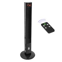 Ecd germany Standventilator mit LED Display und Fernbedienung 45W, 116 cm, schwarz günstig online