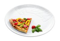 CreaTable Pizzateller, (4 Stück), Porzellan