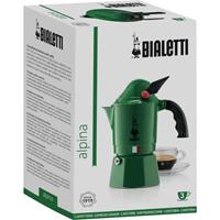 Bialetti Espressokocher Break Alpina, 0,13l Kaffeekanne, 3 Tassen