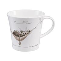 Goebel Coffee-/Tea Mug Peter Schnellhardt - Mittagspäuschen bunt