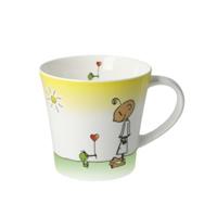 Goebel Coffee-/Tea Mug Der kleine Yogi - Glücklich bunt