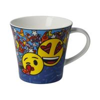 Goebel Coffee-/Tea Mug Emoji by BRITTO - I Love You bunt