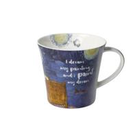 Goebel Coffee-/Tea Mug Vincent v. Gogh - I dream my... bunt